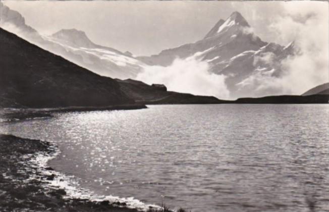 Switzerland Grindelwald Bachsee Berglistock und Schreckhorn 1953 Photo