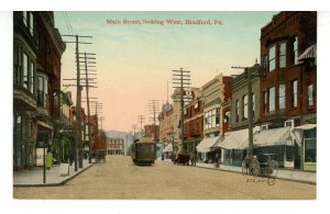 PA - Bradford. Main Street looking West ca 1907