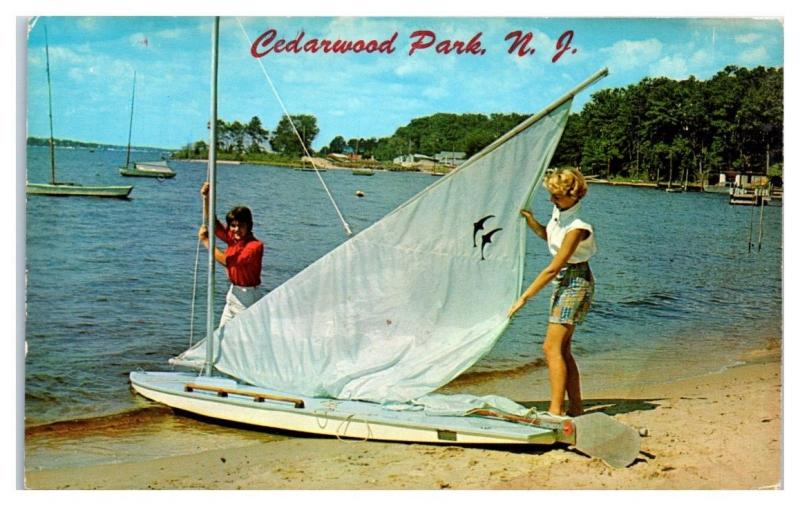 Cedarwood Park, NJ Postcard