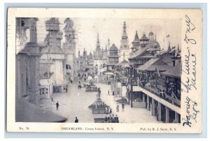 C. 1900-07 Dreamland Coney Island Amusement Park N.Y. Postcard P213E