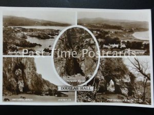 DOUGLAS HALL Pipers Cove nr Dalbeattie - 5 Image Multiview c1937 RP by Valentine