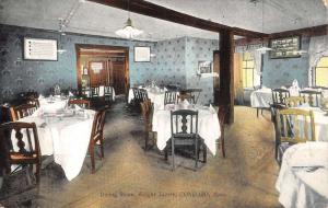 Concord Massachusetts Wright Tavern Dining Room Antique Postcard K35961