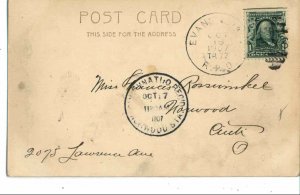 Lenticular Puzzle Romance Pretty Woman c1910 HCJ DEEKS Postcard