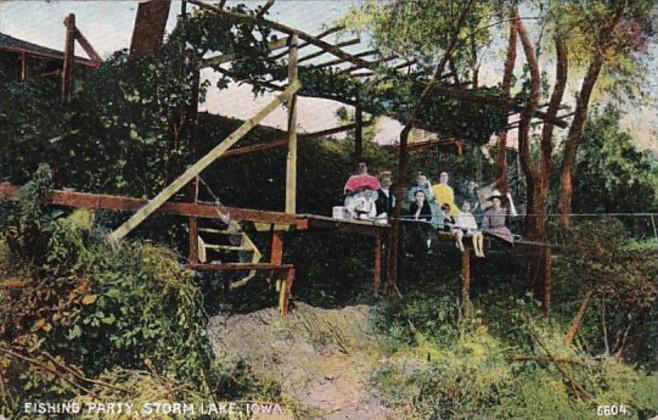 Iowa Storm Lake Fishing Party 1908