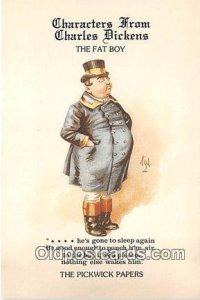 Reproductions - Characters from Charles Dickens The Fat Boy, Pickwick Papers ...