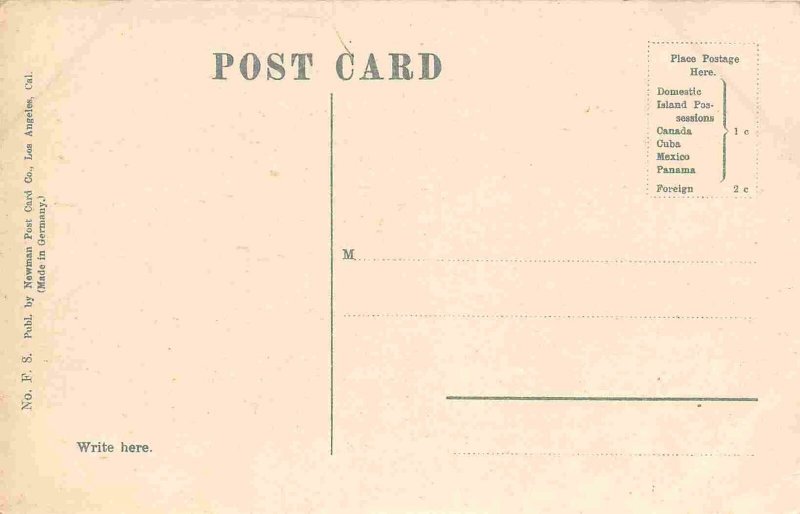 Bristol Pier Santa Monica California 1910c postcard