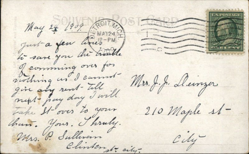 Chatham Ontario King St. East c1910 Postcard