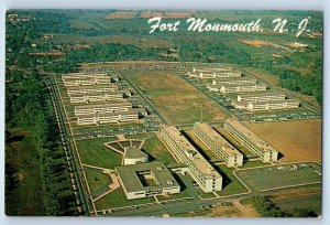 1960 Fort Monmouth New Jersey Vintage Postcard Meyer Hall Headquarters US Army