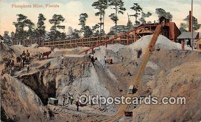 Phosphate Mine Florida, USA 1920 