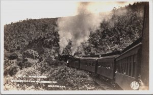 Mexico Maltrata Veracruz Cumbres de Maltrata Railway Train Vintage RPPC C078