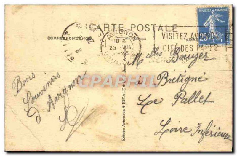 Old Postcard Pont St Benezet Avignon