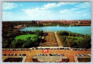 Aerial View From Legislative Building, Regina Saskatchewan, 1979 Chrome Postcard