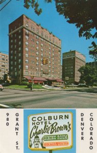 The Colburn Hotel Charlie Browns Restaurant Denver USA Postcard