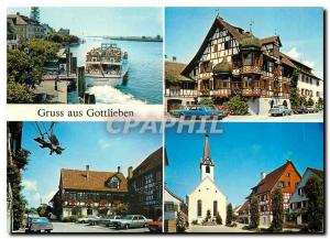 Modern Postcard Gruss aus Gottlieben Untersee