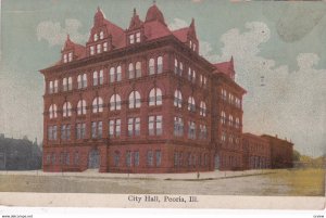 PEORIA , Illinois , 1900-10s ; City Hall