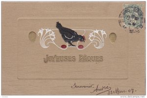 1900-1910´s; Black Chicken, Joyeuses Paques