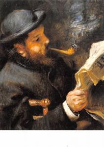 Auguste Renoir - Claude Monet Reading