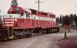 Trains -  McCloud River Railroad #38   (mary jaynes series)