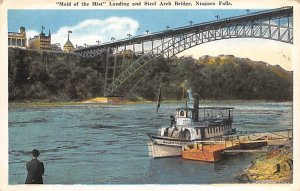 Made of the missed landing and steel arch bridge Niagara Falls Unused 