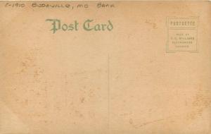 Boonville Missouri Bank C-1910 Citizens Trust Bank postcard 20 