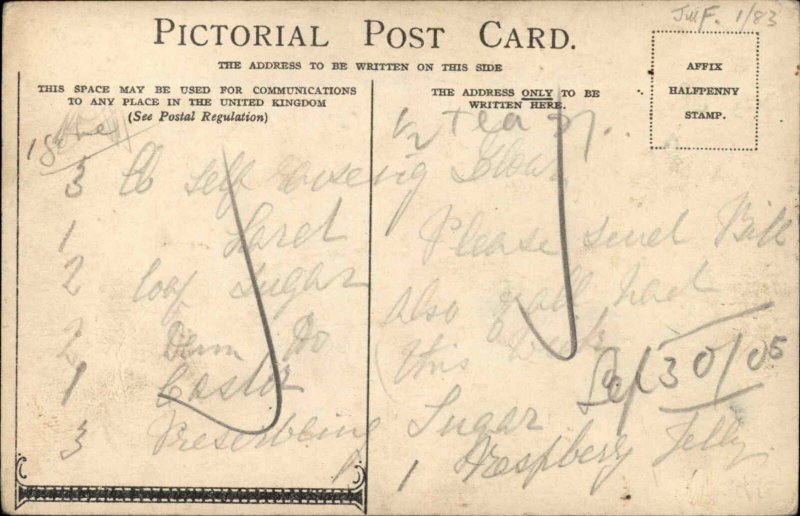 Antique PC BARBADOS Postmen Mailman Postal Workers of BRITISH EMPIRE WEST INDIES