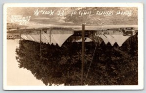Muldrah-Radcliff--Fort Knox KY~Reserve Officers Tents~1934 Car~Soldier Mail~RPPC