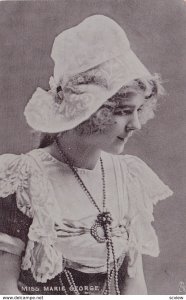 ACTRESS , Miss Marie George , 1904 ; TUCK S 472