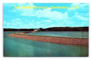 Fort Randall Reservoir Chamberlain S. D. South Dakota Postcard