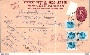 Nepal Postal Stationery Flower