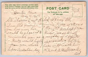 K34/ Kansas Postcard c1910 Greetings from Canton Kansas 70