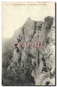 Old Postcard La Sainte Baume St Pilon and the Cave