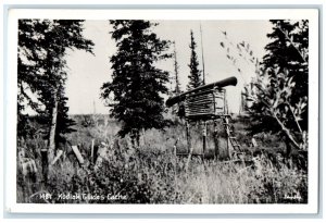 1951 Air Mail Kodiac Johnston Canoe Kodiak Alaska AK RPPC Photo Vintage Postcard