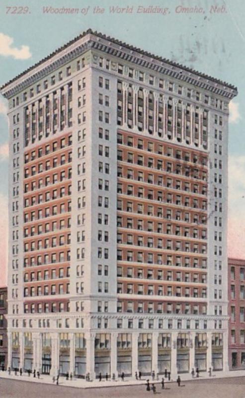 Nebraska Omaha Woodmen Of The World Building 1915