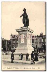 Old Postcard Clermont Ferrand statue of Desaix