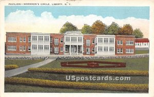 Pavilion - Liberty, New York NY Postcard
