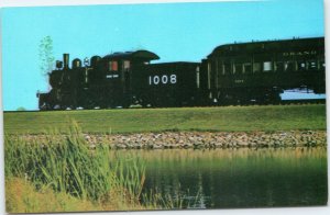 postcard Morrisburg - Upper Canada Village -  Old Steam Locomotive