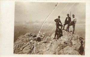 Austria Alpine mountaineers vintage photo postcard foto Melzer