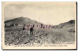 Old Postcard Mont Ventoux Automobile Races Last ramp