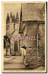 Postcard Old House Quimperle Old Place Du Marche