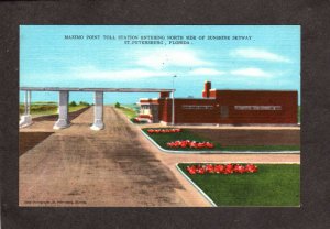 FL Maximo Point Toll Booth Sunshine Skyway St Petersburg Florida Postcard