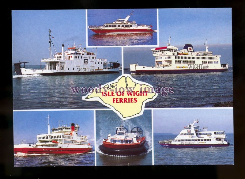 FE2675 - Isle of Wight Ferries & Hovercraft - Multiview postcard