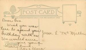 AM Davis Co Postcard 143 A/S G G Drayton Cute Children Tender Birthday Wishes