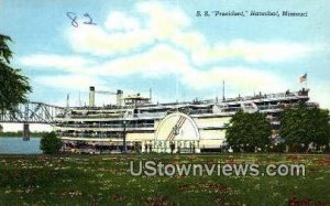 S.S. President - Hannibal, Missouri MO Postcard