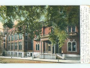 Pre-1907 PUBLIC LIBRARY Worcester Massachusetts MA Q1873
