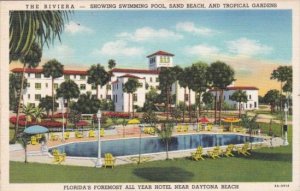 Florida Daytona The Riviera With Swimming Pool Curteich