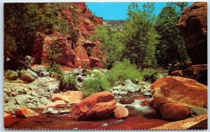 M-58457 Cool clear waters of Oak Creek Canyon Arizona