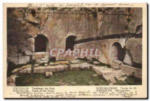 Old Postcard Jerusalem Tombs of the Kings