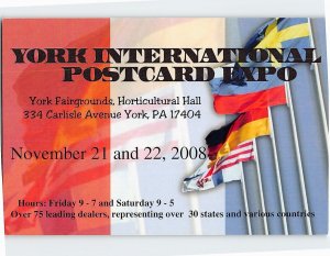 Postcard York International Postcard Expo, York Fairgrounds, York, Pennsylvania