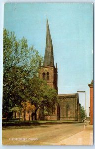 CHETERFIELD Church ENGLAND UK Postcard