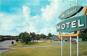 SC, Beaufort, South Carolina, The Pines Motel, Dexter Press 29136-C